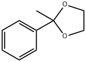 2-甲基-2-苯基-1,3-二氧戊环 结构式