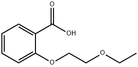 2-(2-乙氧基乙氧基)苯甲酸 结构式