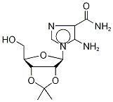 5-AMino-1-[2,3-O-(1-Methylethylidene)-β-D-ribofuranosyl]-1H-iMidazole-4-carboxaMide 结构式