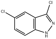 3,5-二氯-1H-吲唑 结构式