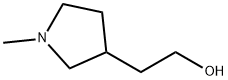 1 - 甲基-2 - (羟基乙基)吡咯 结构式