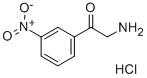 2-氨基-3'-硝基苯乙酮盐酸盐 结构式