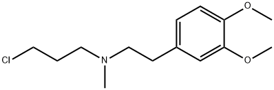 N-甲基l-N-(3-氯丙基)-3,4-二甲氧基苯乙胺 结构式