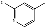 2-氯-4-甲基吡啶 结构式