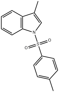 3-methyl-1-p-toluenesulfonyl-1H-indole 结构式