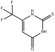 4-羟基-6-(三氟甲基)嘧啶-2-硫醇 结构式