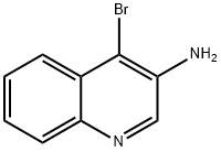4-溴-3-氨基喹啉 结构式