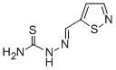 5-Isothiazolecarbaldehyde thiosemicarbazone 结构式