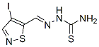 4-Iodo-5-isothiazolecarbaldehyde thiosemicarbazone 结构式