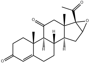 16Α,17Α-环氧-11-酮基黄体酮 结构式