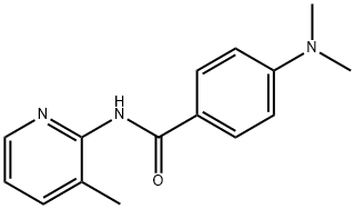 2-(p-(Dimethylamino)benzamido)-3-picoline 结构式