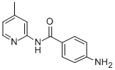 4-Amino-N-(4-methyl-2-pyridyl)benzamide 结构式