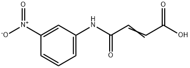 (2Z)-4-[(3-硝基苯基)氨基]-4-氧代丁-2-烯酸 结构式