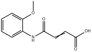 N-(2-甲氧苯基)马来酸 结构式