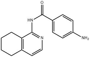 Benzamide, 4-amino-N-(5,6,7,8-tetrahydro-1-isoquinolinyl)- 结构式