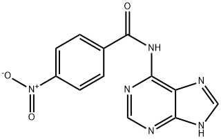 4-Nitro-N-(1H-purin-6-yl)benzamide 结构式