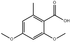 2,4-二甲氧基-6-甲基苯甲酸 结构式