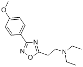 N,N-Diethyl-3-(4-methoxyphenyl)-1,2,4-oxadiazole-5-ethan-1-amine 结构式