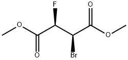 2-溴-3-氟琥珀酸二甲酯 结构式