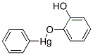 (2-Hydroxyphenoxy)phenylmercury(II) 结构式