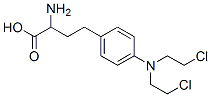 2-Amino-4-[p-[bis(2-chloroethyl)amino]phenyl]butyric acid 结构式