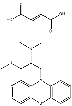 bis[N,N,N',N'-tetramethyl-3-(10H-phenothiazin-10-yl)propane-1,3-diamine] fumarate 结构式