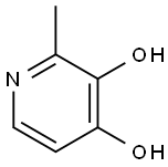 2-甲基-3,4-二羟基吡啶 结构式