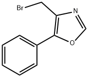 4-(溴甲基)-5-苯基-1,3-恶唑 结构式