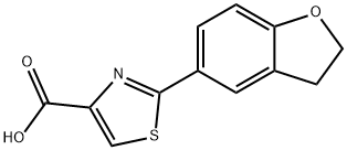 2 - (2,3 -二氢- 1 -呋喃- 5 -基)-1,3 -噻唑- 4 -羧酸 结构式