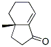 1H-Inden-1-one,2,3,3a,4,5,6-hexahydro-3a-methyl-,(3aS)-(9CI) 结构式