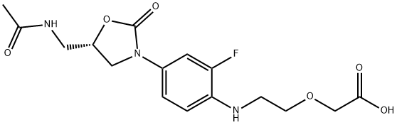 利奈唑胺杂质 8 结构式