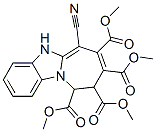 6-Cyano-9,10-dihydro-5H-azepino[1,2-a]benzimidazole-7,8,9,10-tetracarboxylic acid tetramethyl ester 结构式