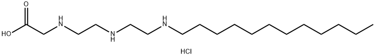 N-辛基-二氨乙基甘氨酸盐酸盐 结构式