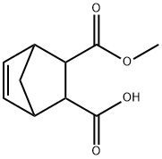 双环[2.2.1]-5-庚烯-2,3-二羧酸 单甲醚 结构式