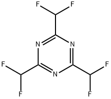 2,4,6-TRIS(DIFLUOROMETHYL)-1,3,5-TRIAZINE 结构式