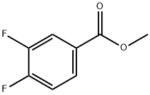 3,4-二氟苯甲酸甲酯 结构式