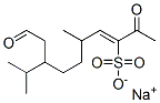 sodium 7-isopropyl-1,4-dimethylazulenesulphonate 结构式