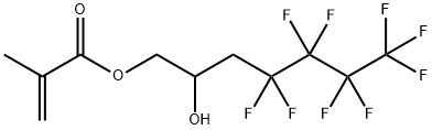 3-(PERFLUOROBUTYL)-2-HYDROXYPROPYL METHACRYLATE 结构式