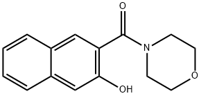 3-(MORPHOLIN-4-YLCARBONYL)-2-NAPHTHOL 结构式