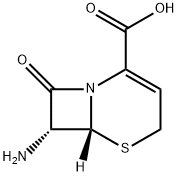 7-氨基-3-无-3-头孢环-4-羧酸 结构式