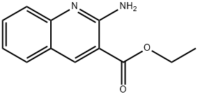 2-氨基喹啉-3-羧酸乙酯 结构式