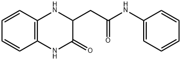 2-(3-OXO-1,2,3,4-TETRAHYDRO-QUINOXALIN-2-YL)-N-PHENYL-ACETAMIDE 结构式