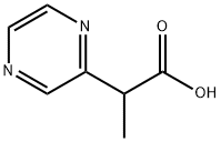 Pyrazineacetic acid, -alpha--methyl- (9CI) 结构式