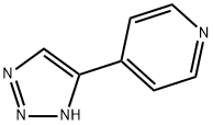 Pyridine, 4-(1H-1,2,3-triazol-4-yl)- (9CI) 结构式