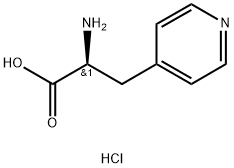 (ALPHAS)-ALPHA-氨基-4-吡啶丙酸单盐酸盐 结构式