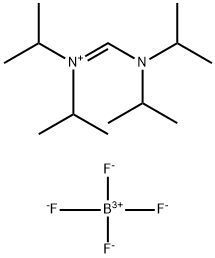 二-I-丙基氨基亚甲基(二-I-丙基)铵四氟硼酸盐,最小 结构式
