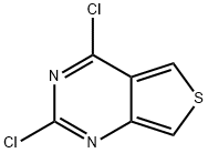 2,4-DICHLOROTHIENO[3,4-D]PYRIMIDINE 结构式