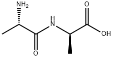 L-丙氨酰-D-丙氨酸 结构式