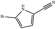 5-溴-1H-吡咯-2-氰基 结构式