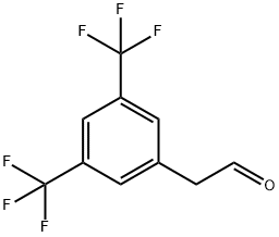 2-(3,5-双(三氟甲基)苯基)乙醛 结构式